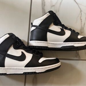 High top ‘Panda Dunks’